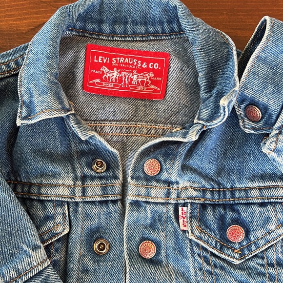 Vintage Levi - denim jacket, 18m, very rare red label - Picture 2 of 10